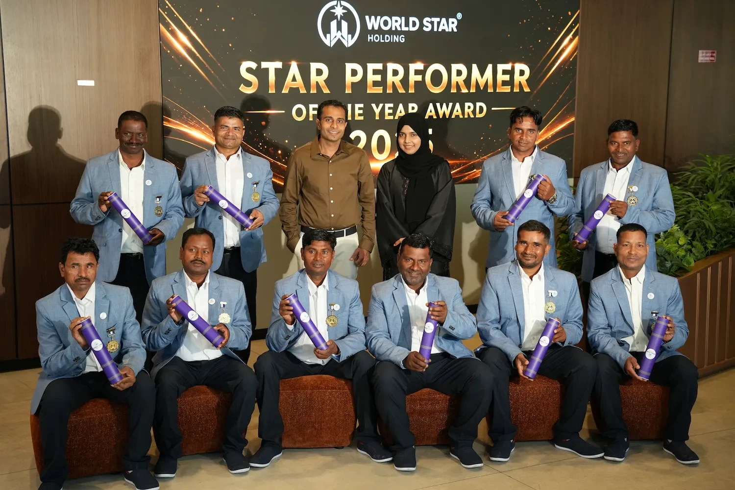 Marmoom employees honoured on labour day